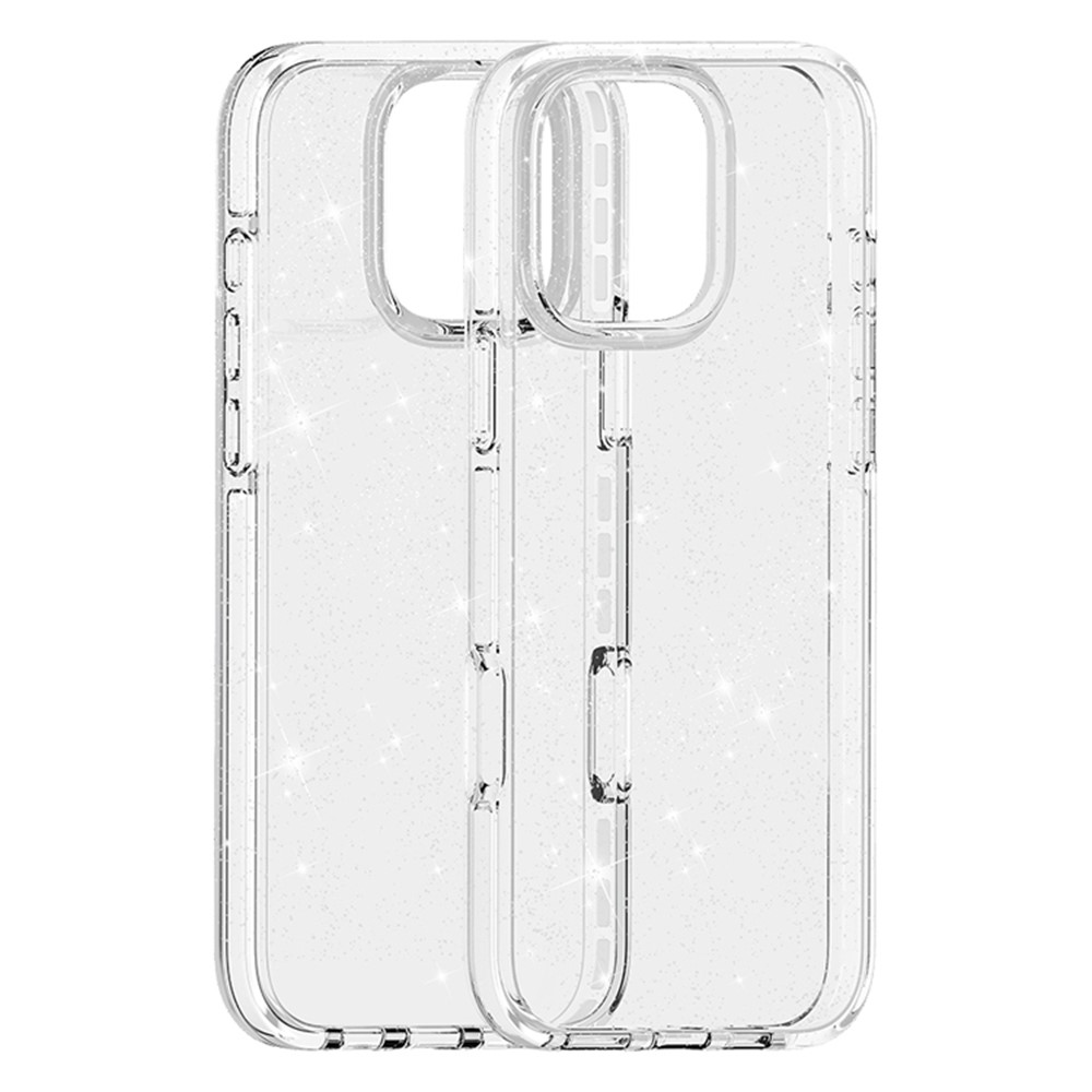  iPhone 16 Pro Max Skal Glitter Transparent