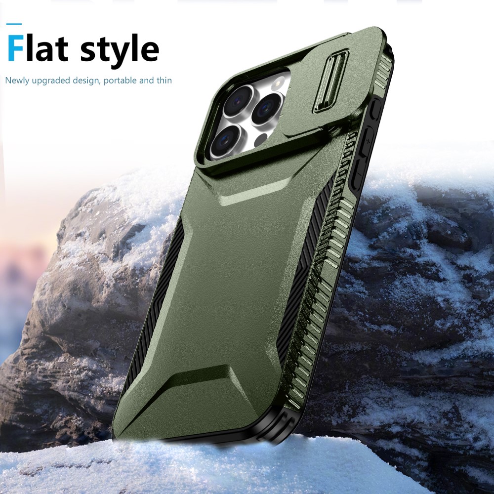  iPhone 16 Pro Skal CamShield Hybrid Grön