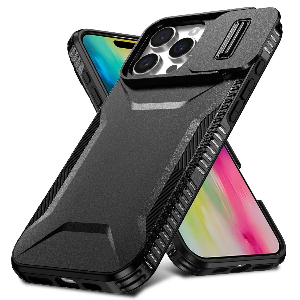  iPhone 16 Pro Skal CamShield Hybrid Svart