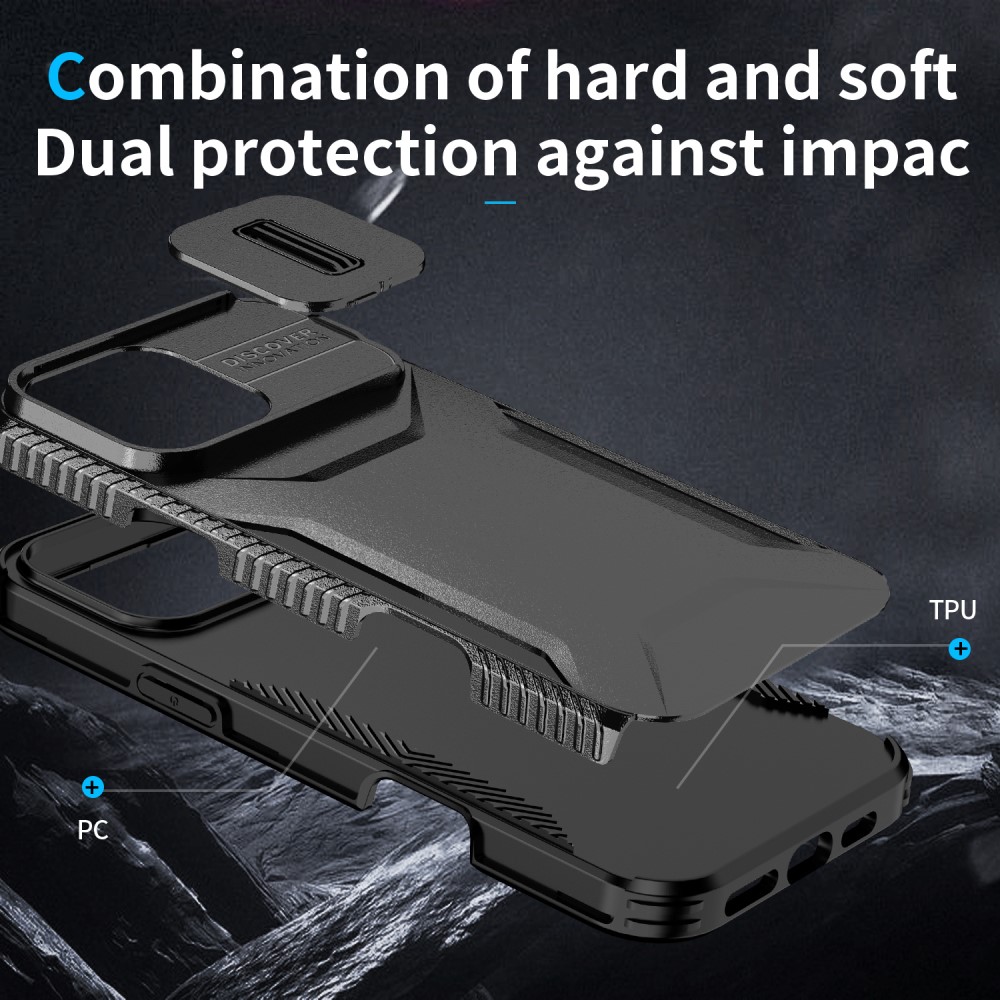  iPhone 16 Pro Skal CamShield Hybrid Svart