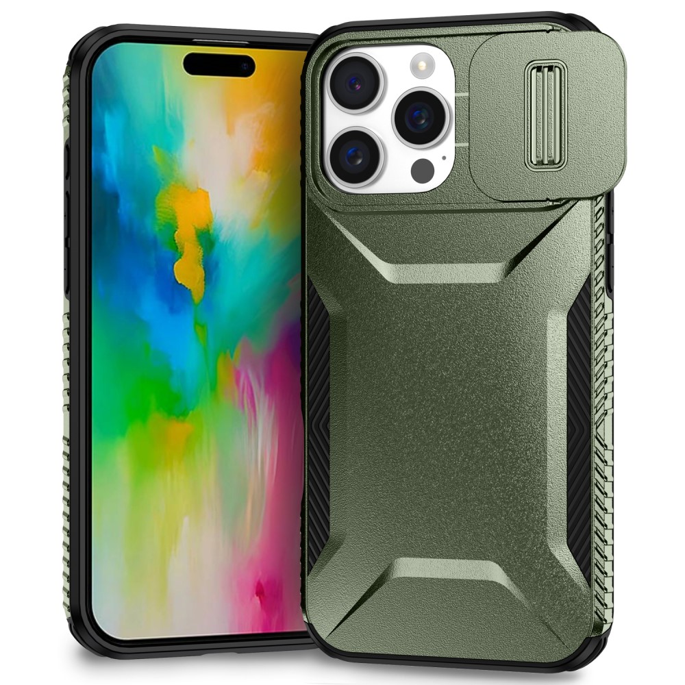  iPhone 16 Pro Max Skal CamShield Hybrid Grön