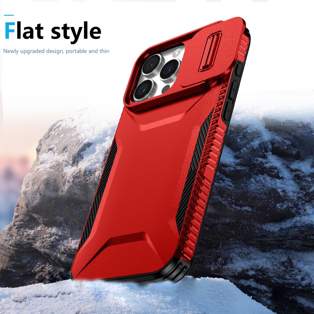  iPhone 16 Pro Max Skal CamShield Hybrid Röd