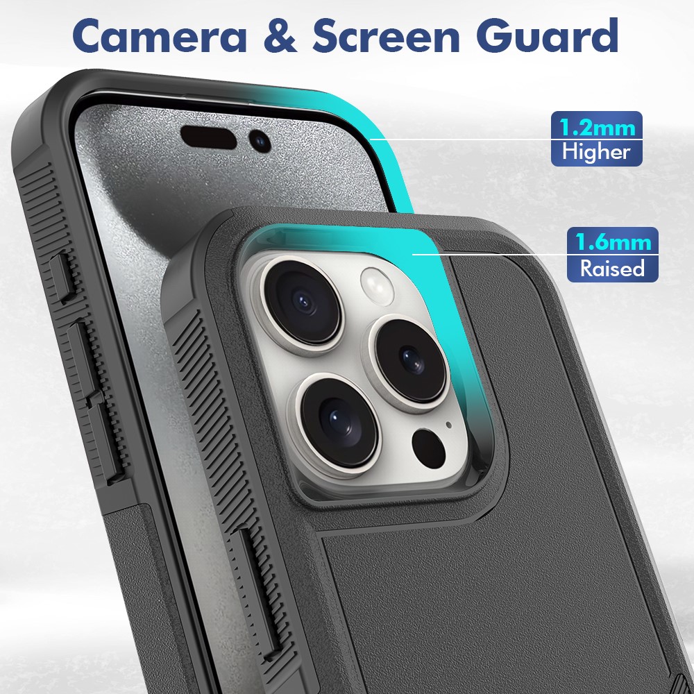  iPhone 16 Pro Skal Extreme Shockproof Svart