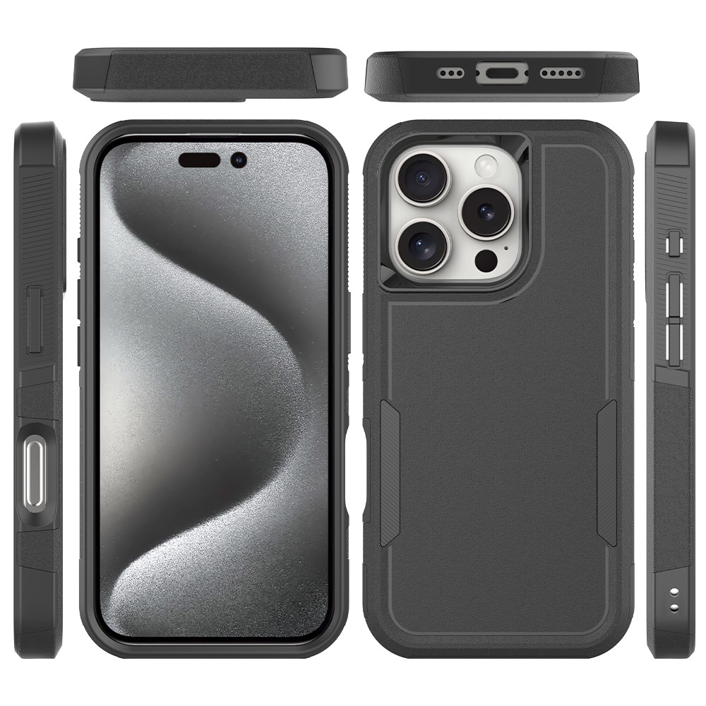  iPhone 16 Pro Skal Extreme Shockproof Svart