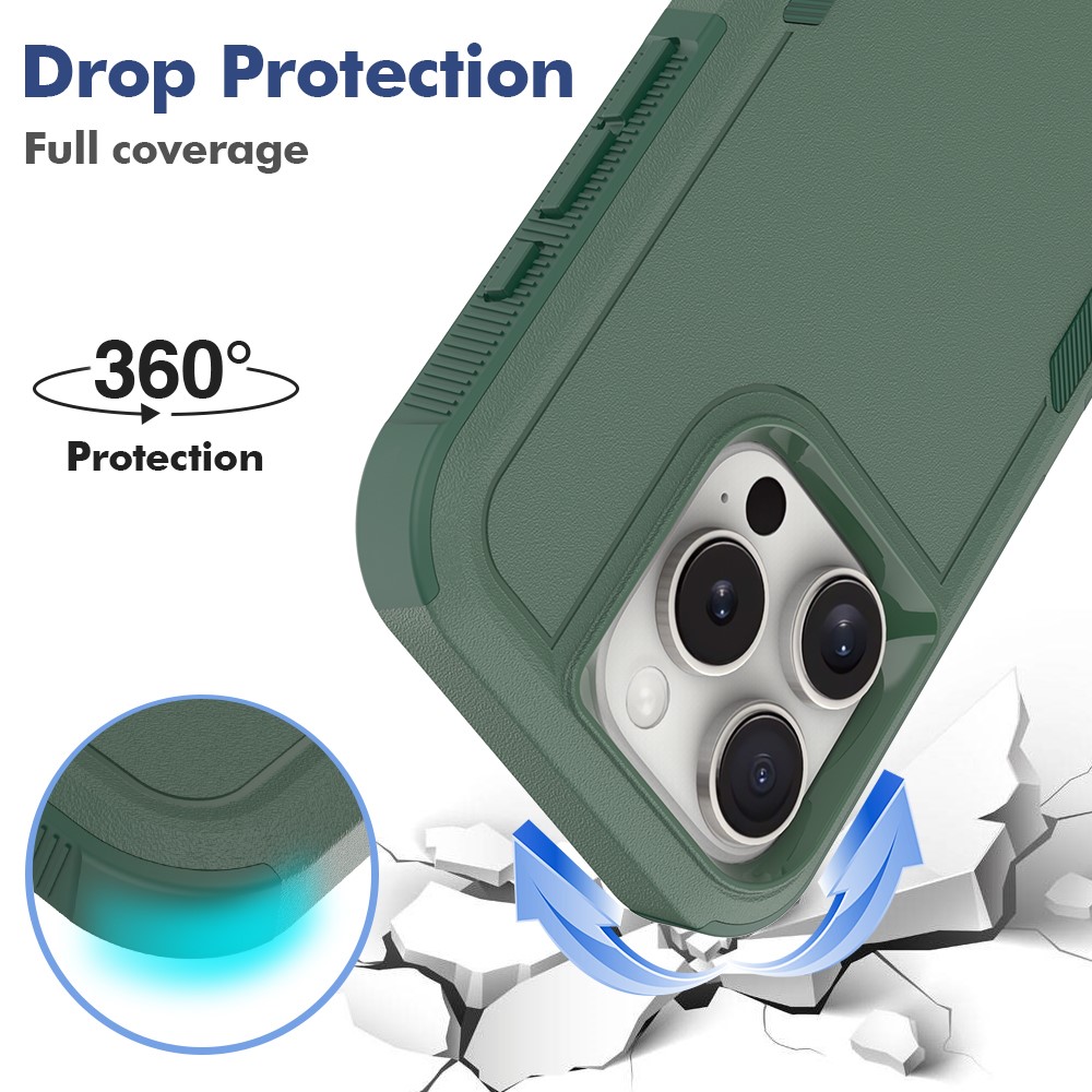  iPhone 16 Pro Skal Extreme Shockproof Grön