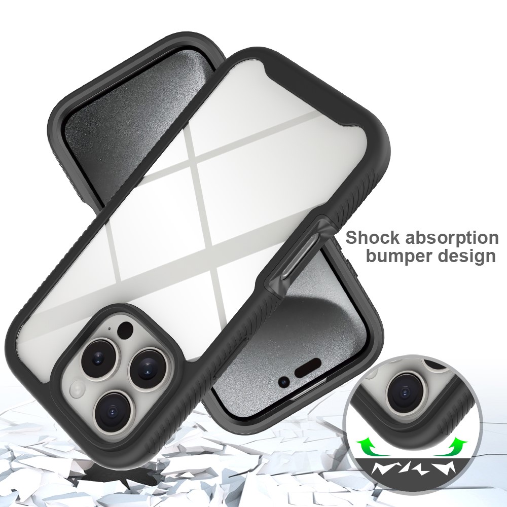  iPhone 16 Pro Skal 360 Hybrid Defence Svart