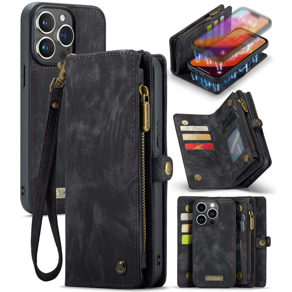 CASEME CASEME iPhone 16 Pro Max Fodral Multifunktionell Svart