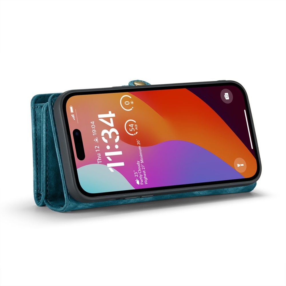 CASEME CASEME iPhone 16 Pro Fodral Multifunktionell Blå