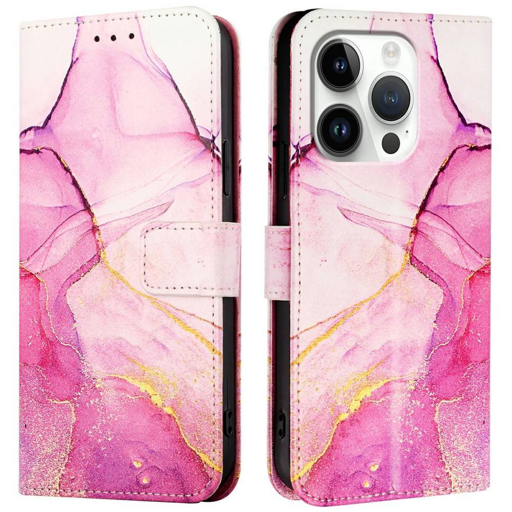  iPhone 16 Pro Max Fodral Marmor Rosa