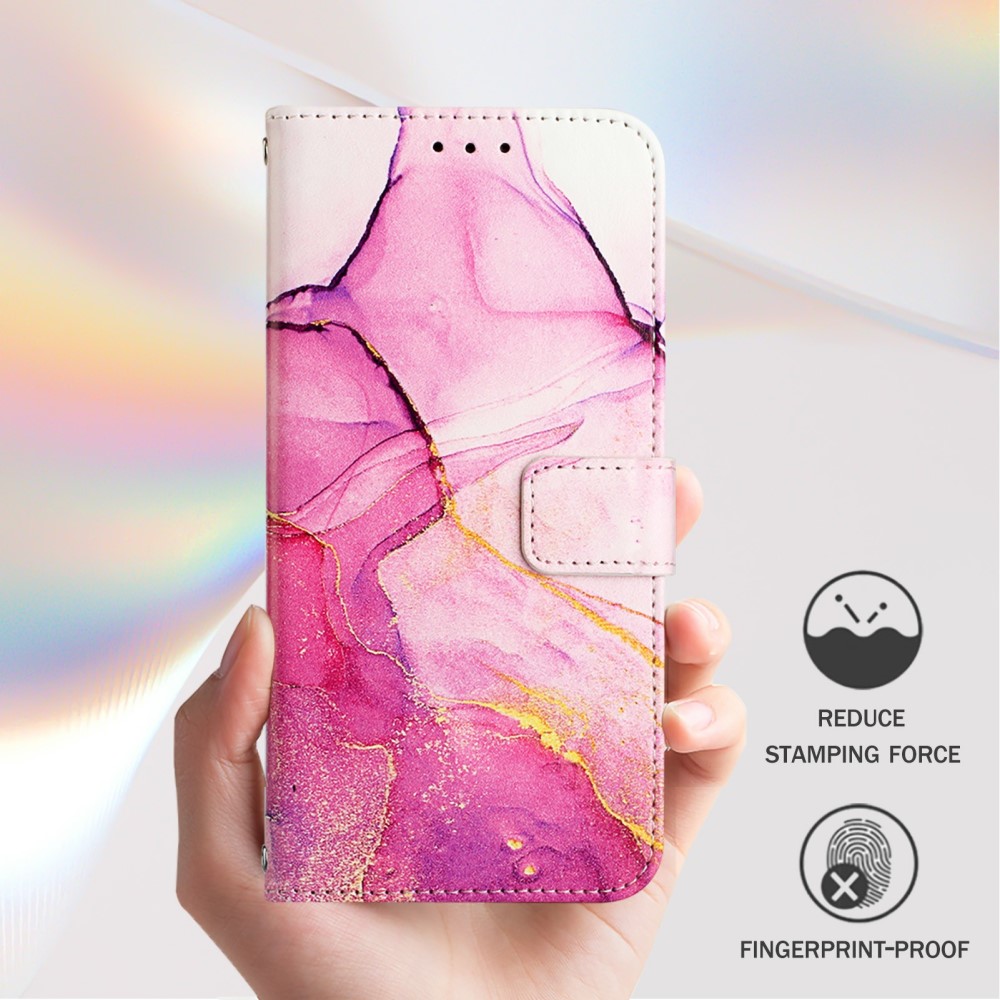  iPhone 16 Pro Max Fodral Marmor Rosa