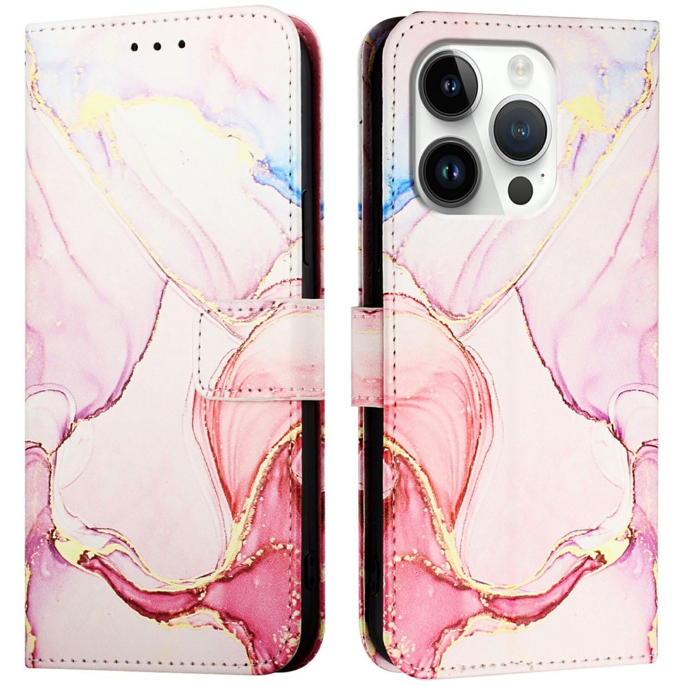  iPhone 16 Pro Max Fodral Marmor Roséguld