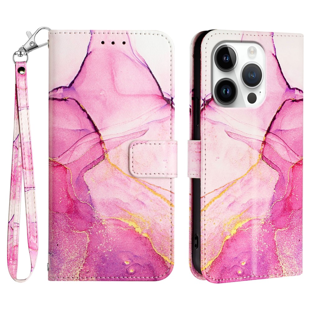  iPhone 16 Pro Max Fodral Marmor Rosa