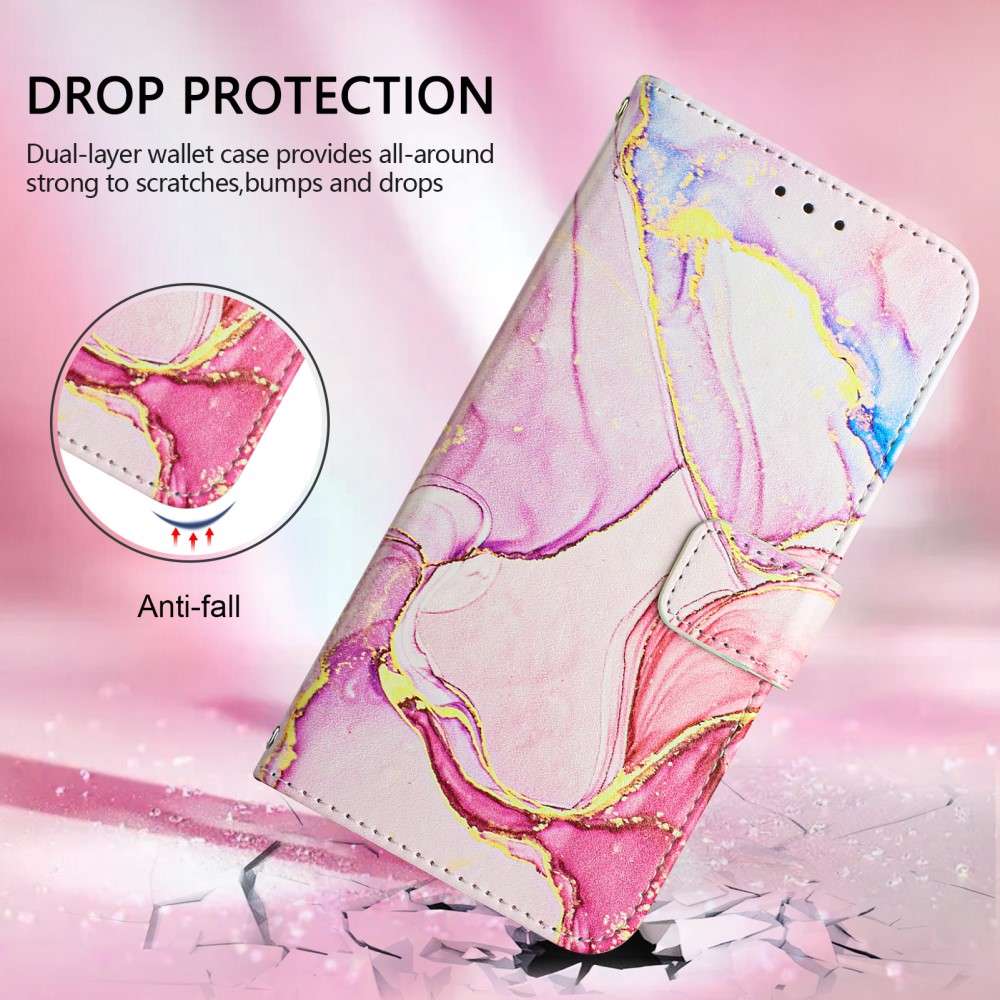  iPhone 16 Pro Max Fodral Marmor Roséguld