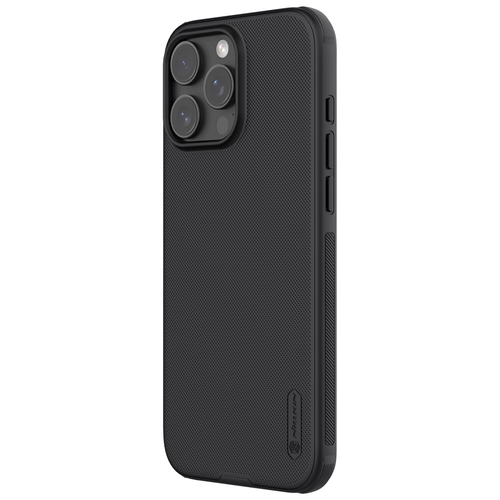 NILLKIN NILLKIN iPhone 16 Pro Max Skal Frosted Shield Pro Svart