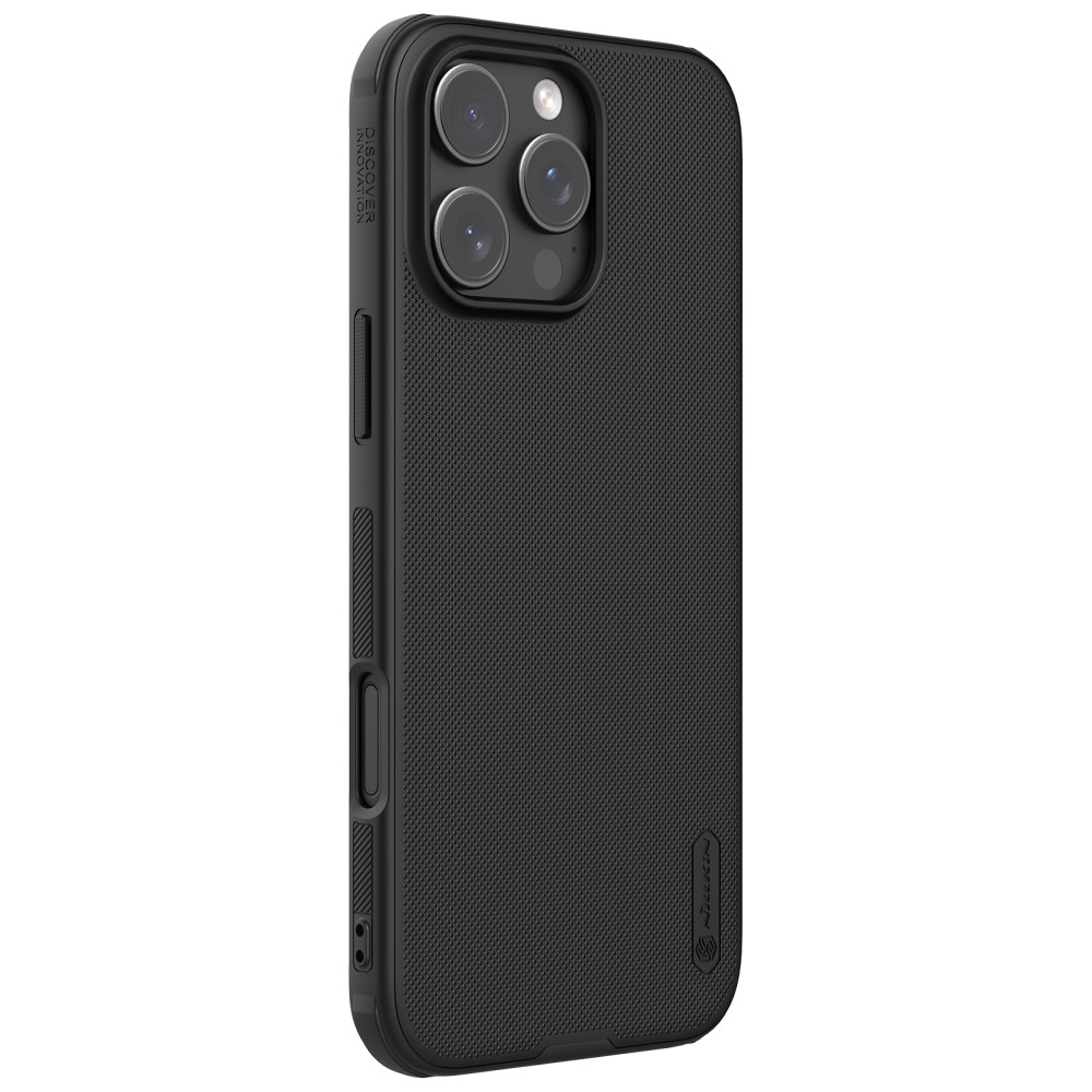 NILLKIN NILLKIN iPhone 16 Pro Skal Frosted Shield Pro Svart