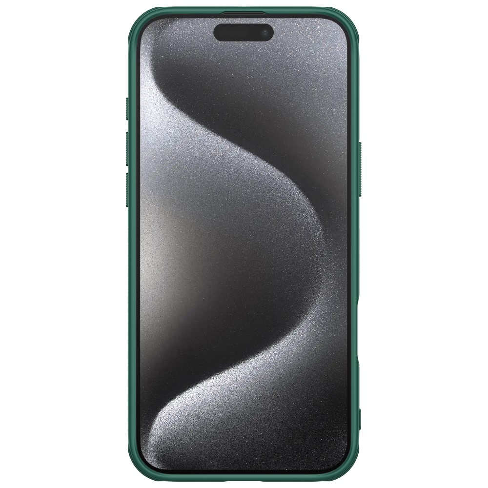 NILLKIN NILLKIN iPhone 16 Pro Skal Frosted Shield Pro Grön
