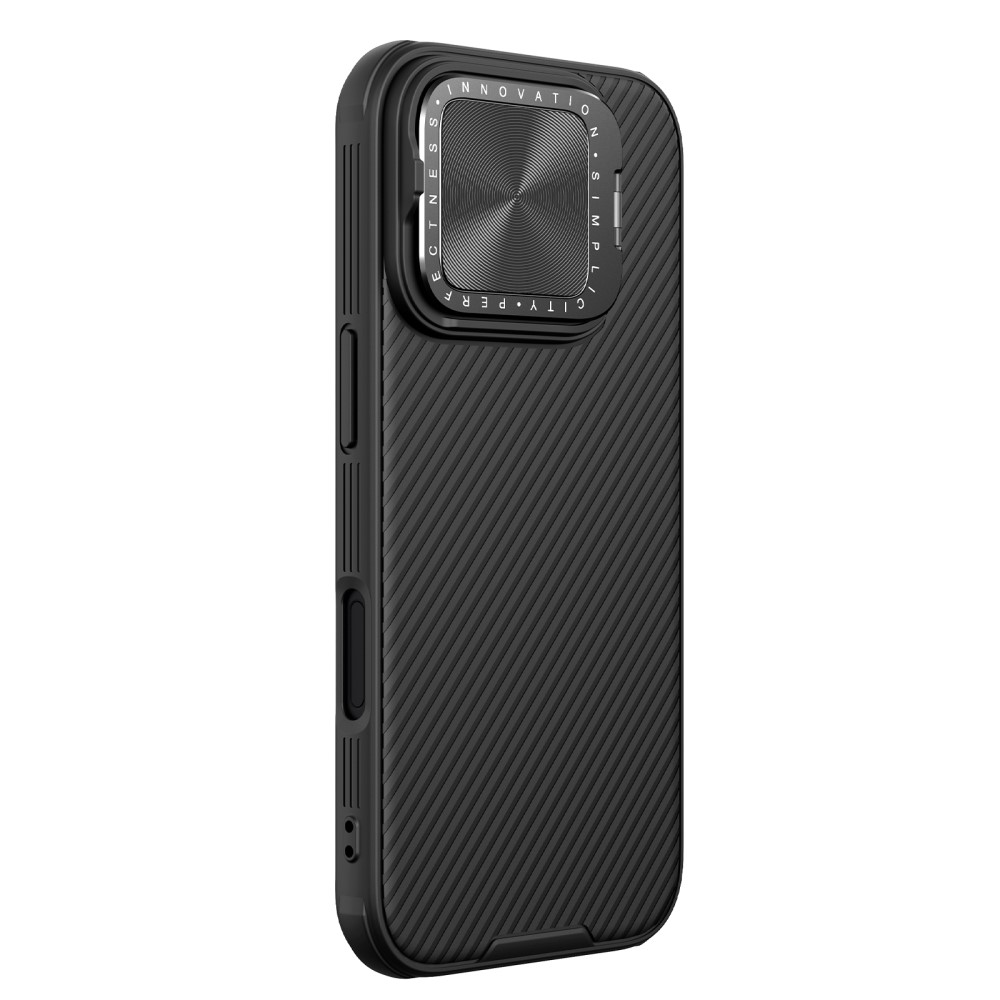 NILLKIN NILLKIN iPhone 16 Pro Skal MagSafe CamShield Prop Kickstand Svart