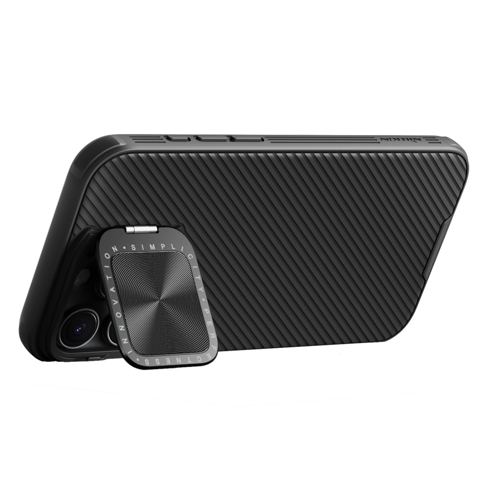 NILLKIN NILLKIN iPhone 16 Pro Max Skal CamShield Prop Kickstand Svart