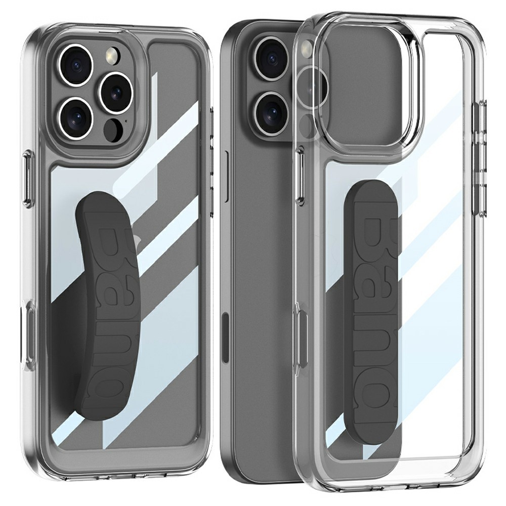 GKK GKK iPhone 16 Pro Max Skal Hand Strap Hybrid Svart