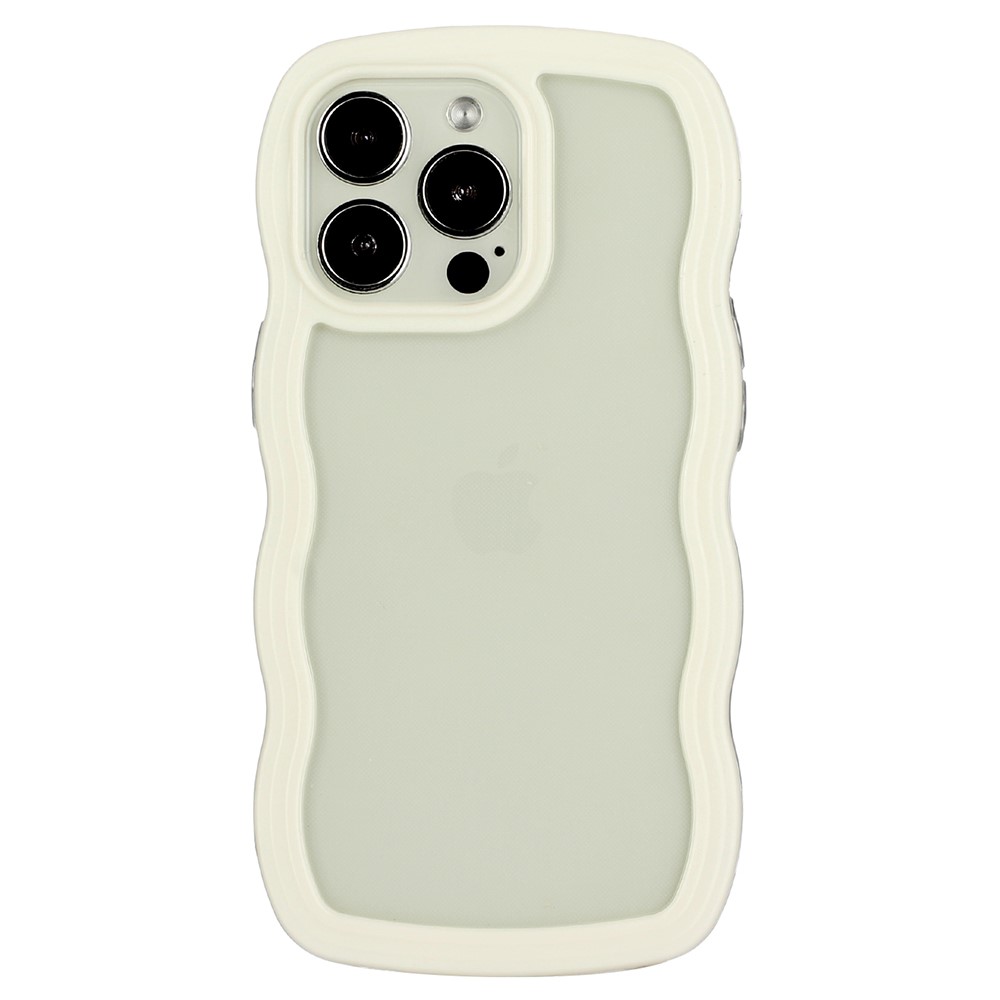  iPhone 16 Pro Max Skal Wavy Hybrid Vit
