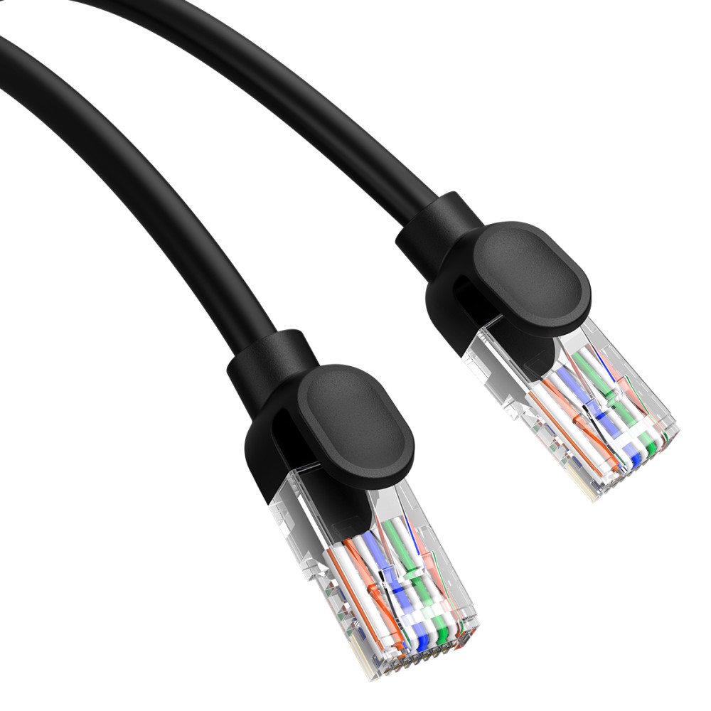 BASEUS BASEUS 1.5 m Cat5 RJ45 Nätverkskabel Svart