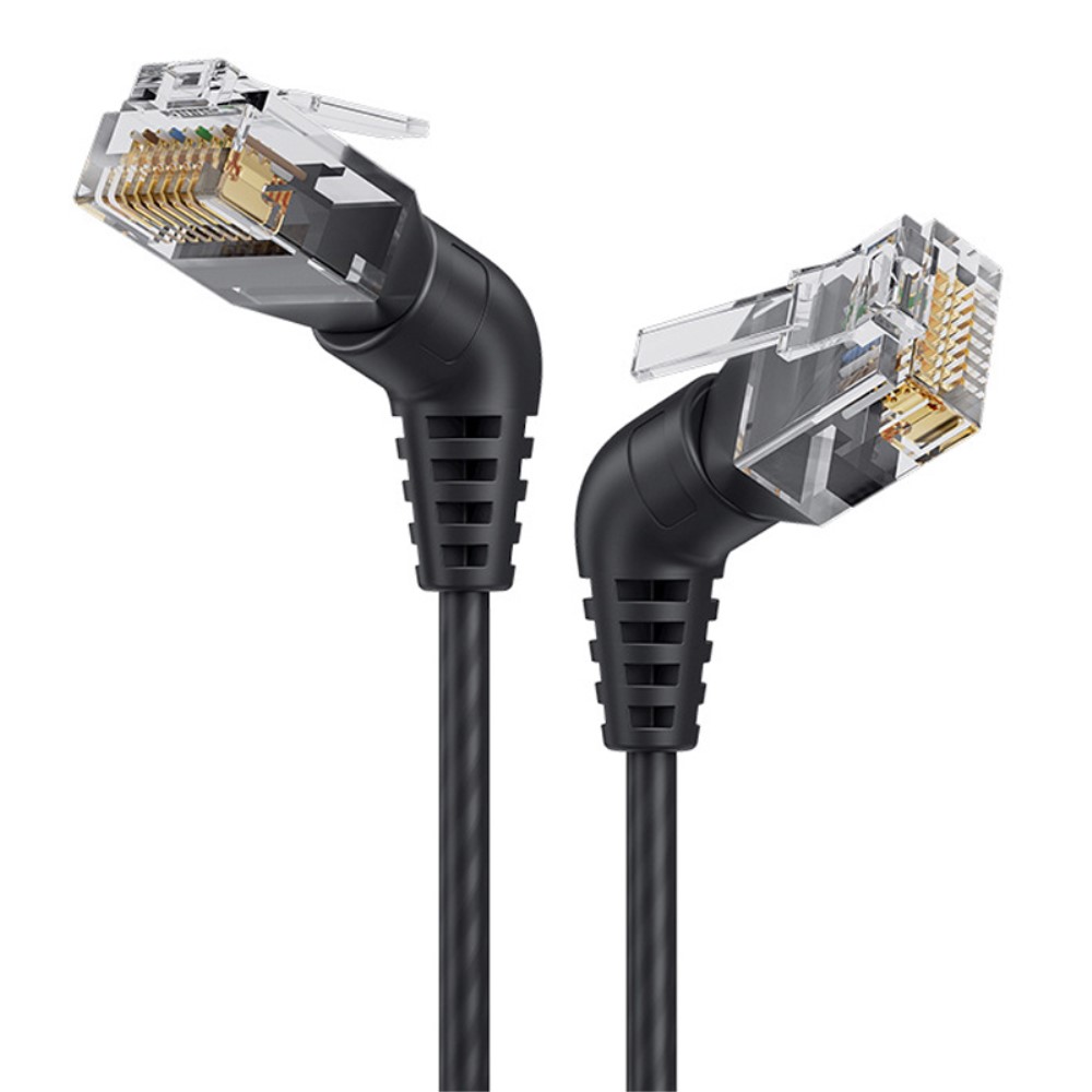 CableCreation CableCreation 1 m Cat6a RJ45 Nätverkskabel Svart