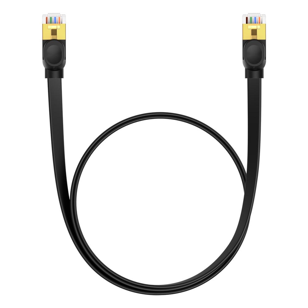BASEUS BASEUS 1 m Cat7 RJ45 Nätverkskabel Svart