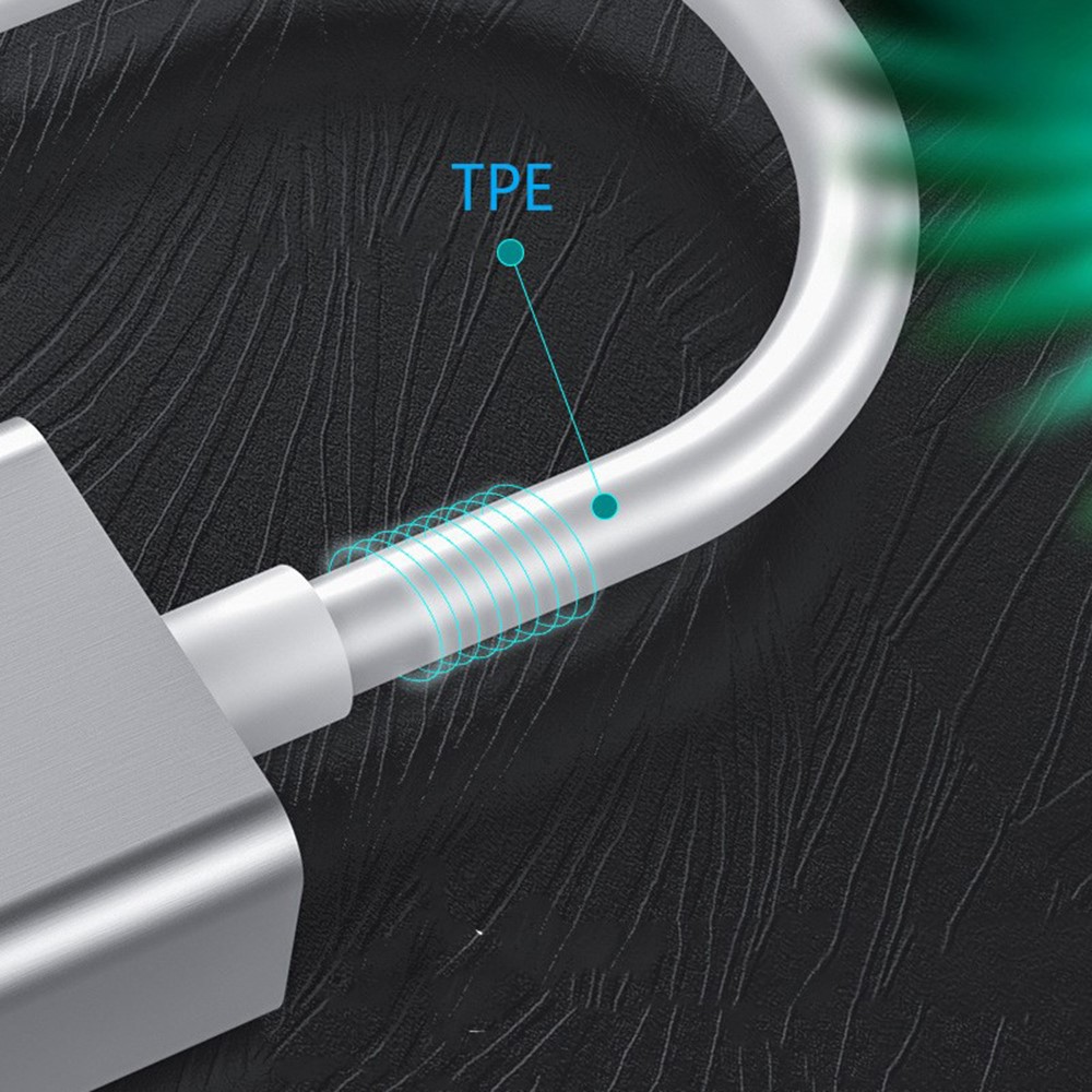 USB-C Till RJ45 Nätverksadapter Grå