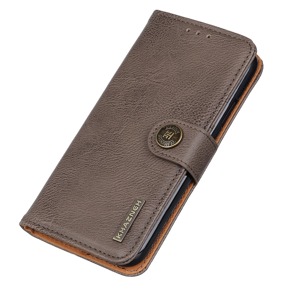 KHAZNEH KHAZNEH Motorola Edge 50 Neo Fodral Läder Khaki