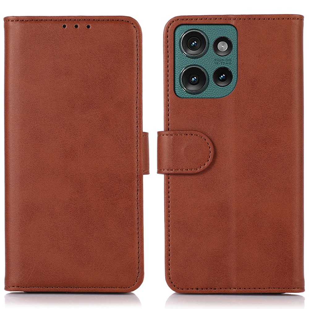  Motorola Edge 50 Neo Fodral Läder Brun