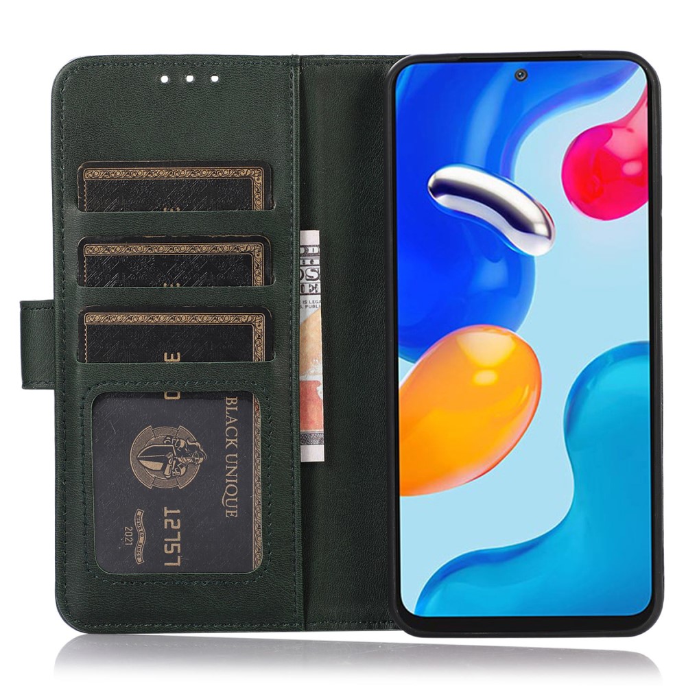  Motorola Edge 50 Neo Fodral Läder Grön