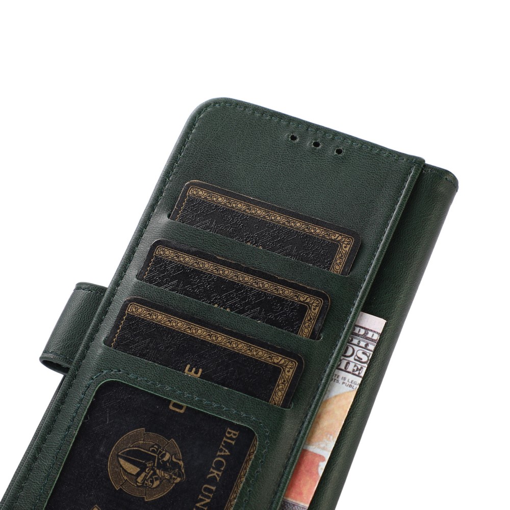  Motorola Edge 50 Neo Fodral Läder Grön