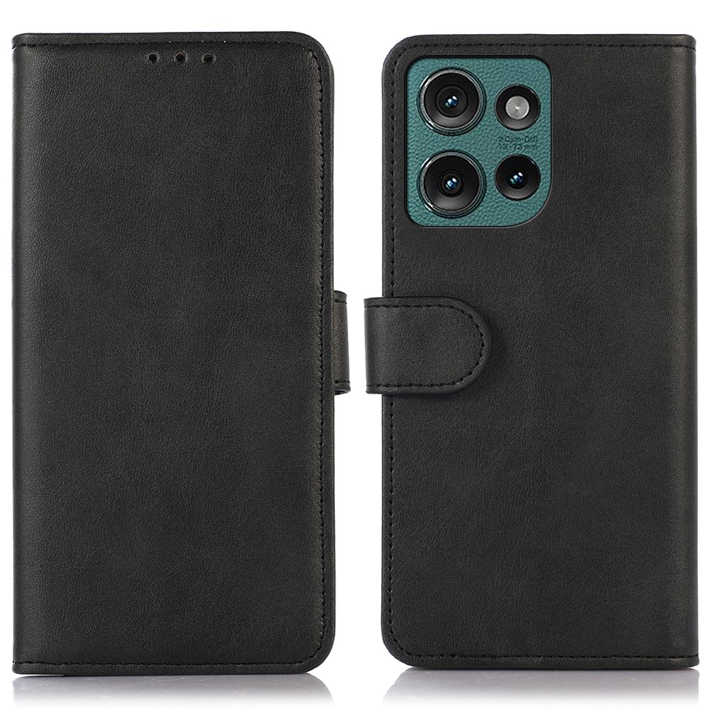  Motorola Edge 50 Neo Fodral Läder Svart