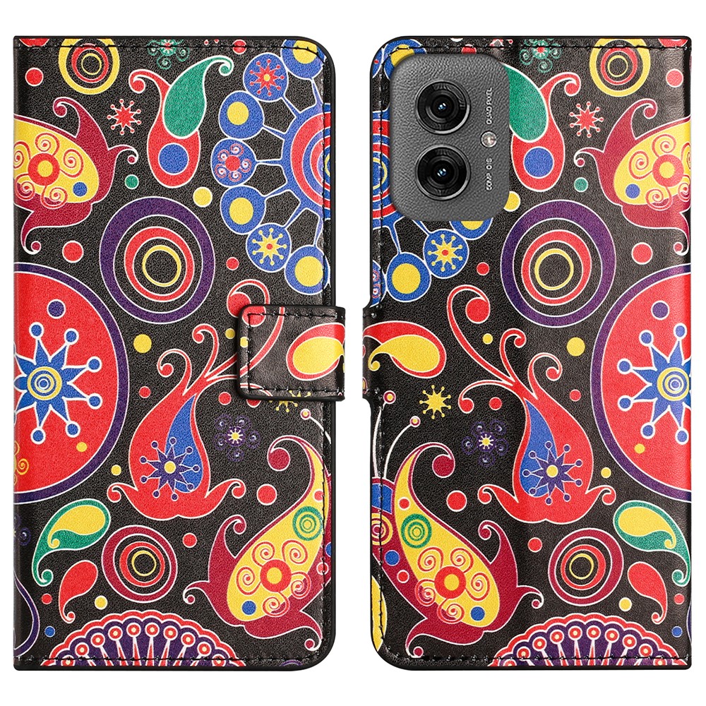  Motorola Moto G55 5G Fodral Med Tryck Maneter