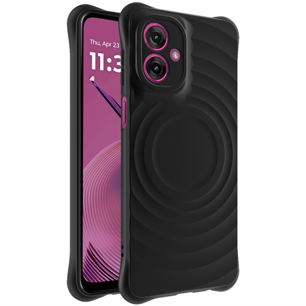 IMAK IMAK Motorola Moto G55 5G Skal Waterdrop Matt Svart