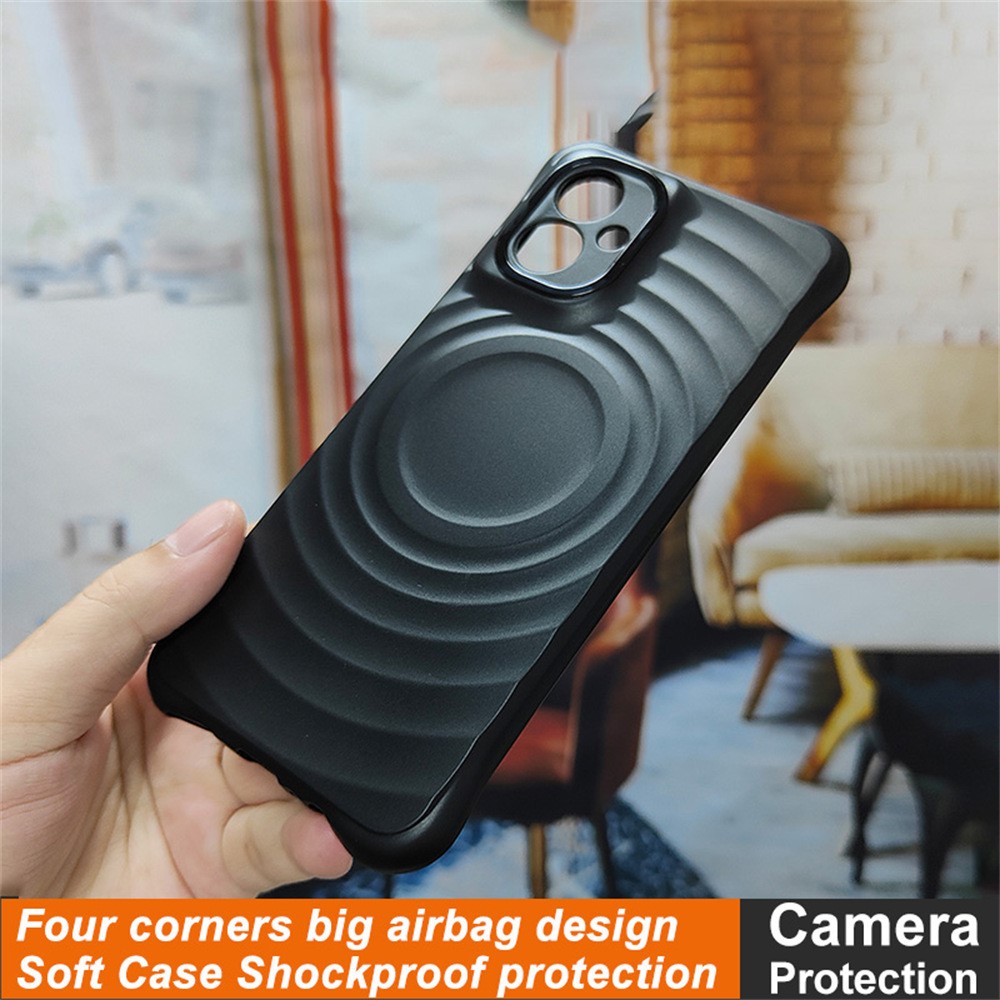IMAK IMAK Motorola Moto G55 5G Skal Waterdrop Matt Svart