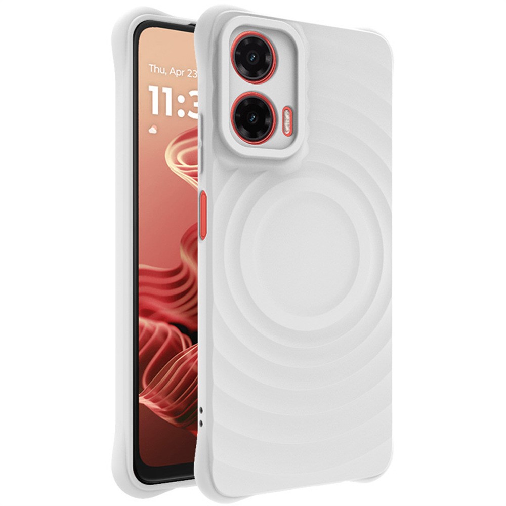 IMAK IMAK Motorola Moto G35 5G Skal Waterdrop Matt Vit