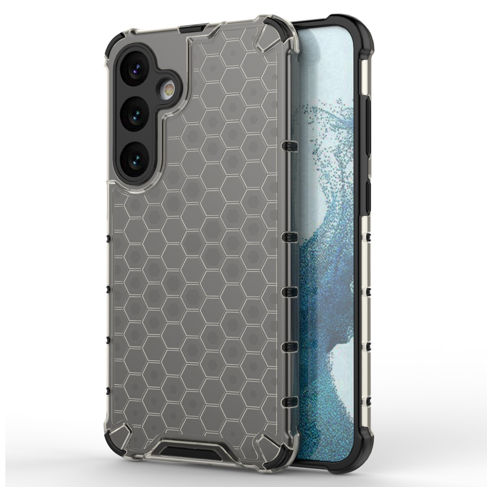  Samsung Galaxy S25 Skal Hybrid Honeycomb Svart