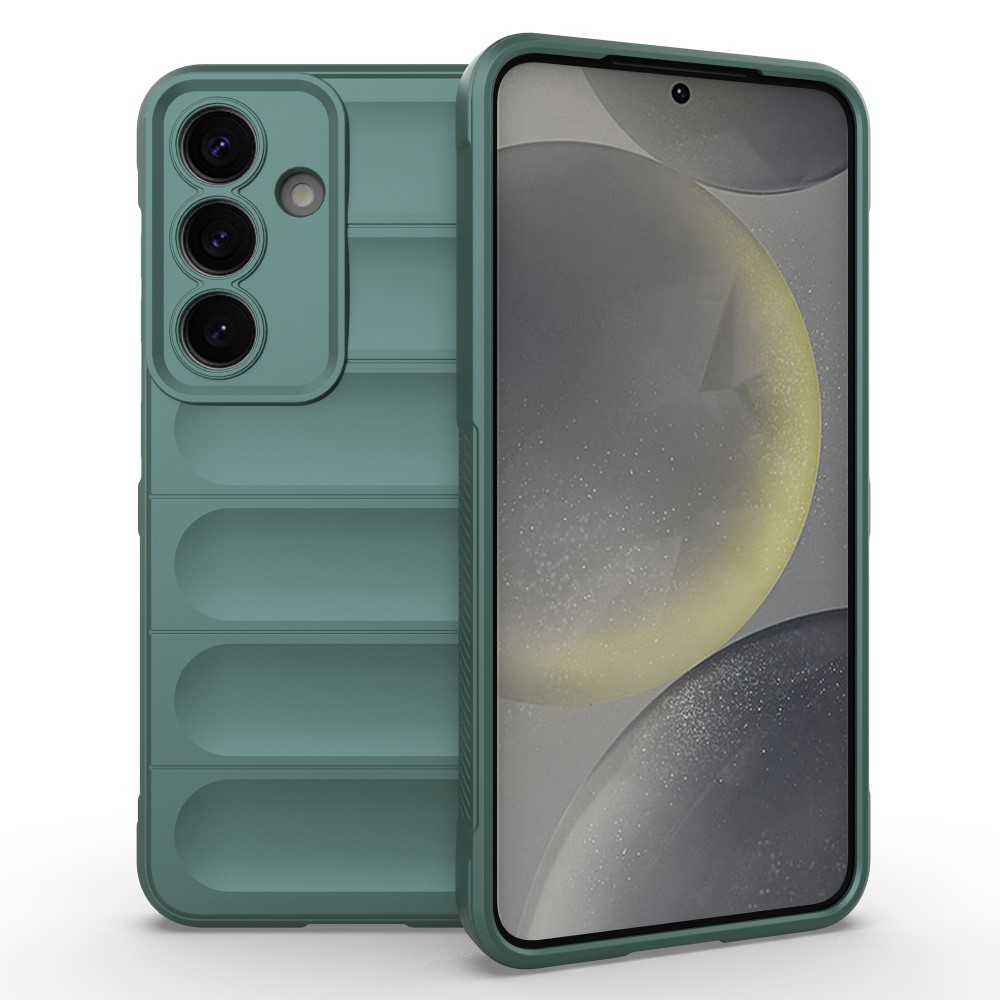  Samsung Galaxy S25 Skal Magic Shield Grön