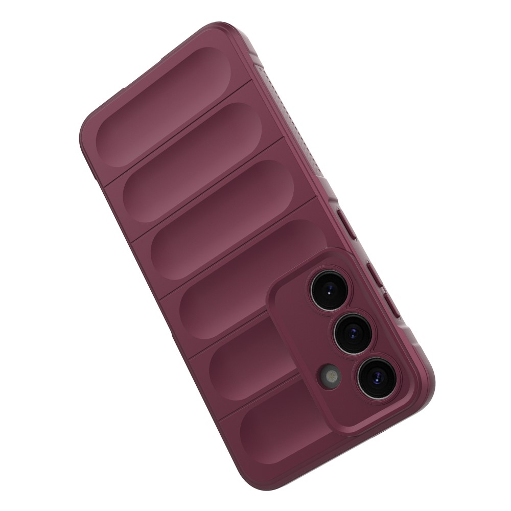  Samsung Galaxy S25 Skal Magic Shield Vinröd