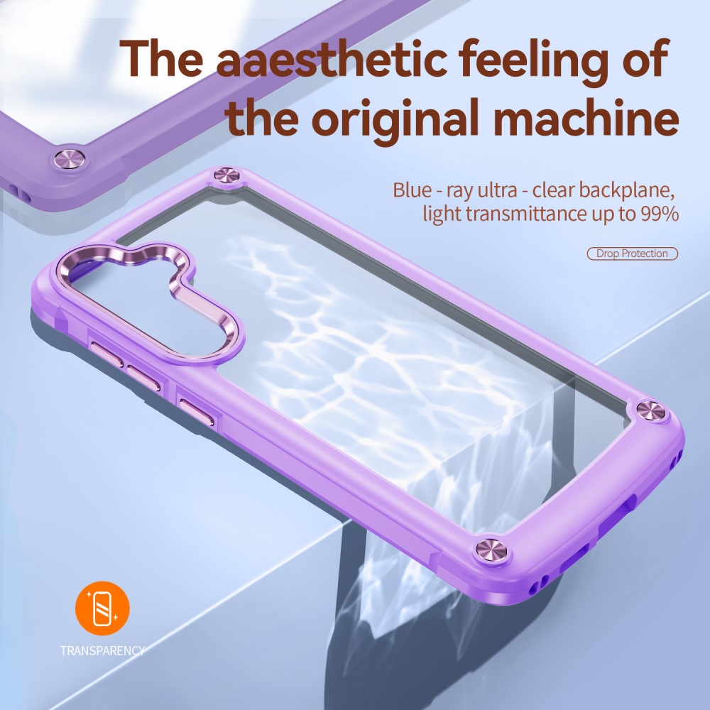  Samsung Galaxy S25 Skal Xtreme Shockproof Hybrid Lila