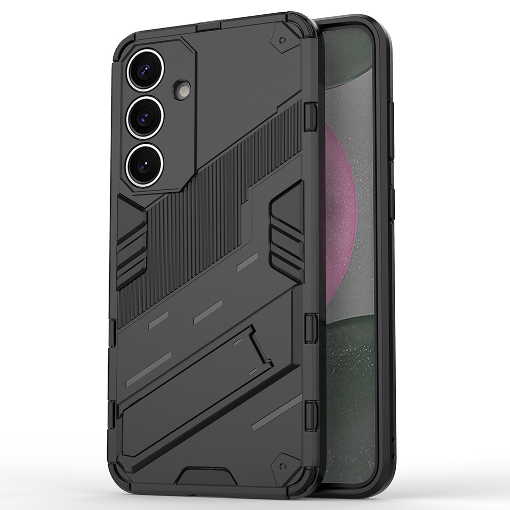  Samsung Galaxy S25 Skal Kickstand Hybrid Armor Svart
