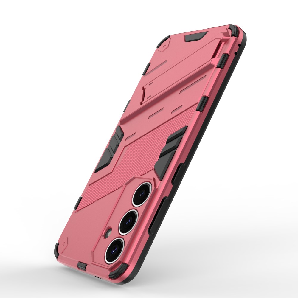  Samsung Galaxy S25 Skal Kickstand Hybrid Armor Rosa