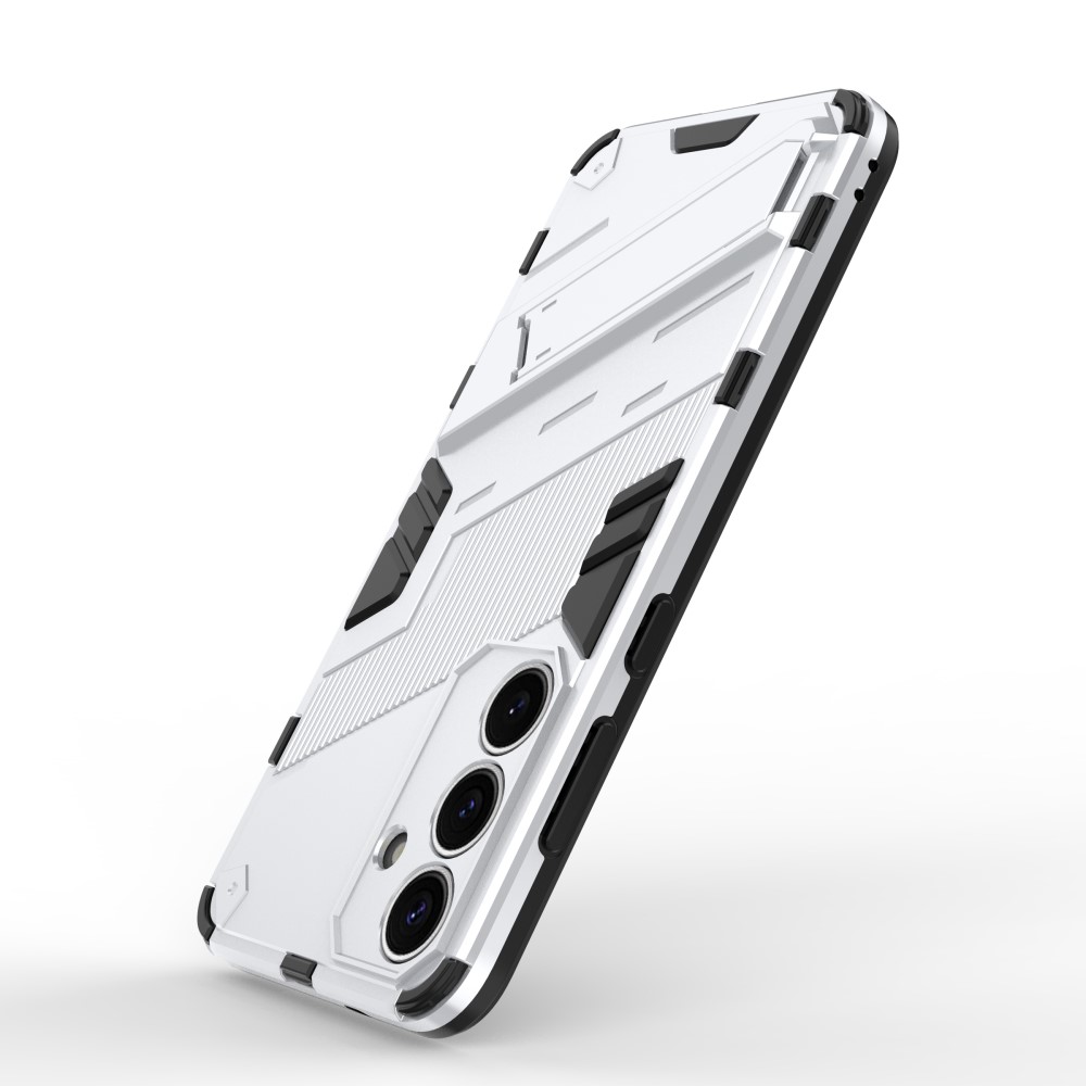  Samsung Galaxy S25 Skal Kickstand Hybrid Armor Vit