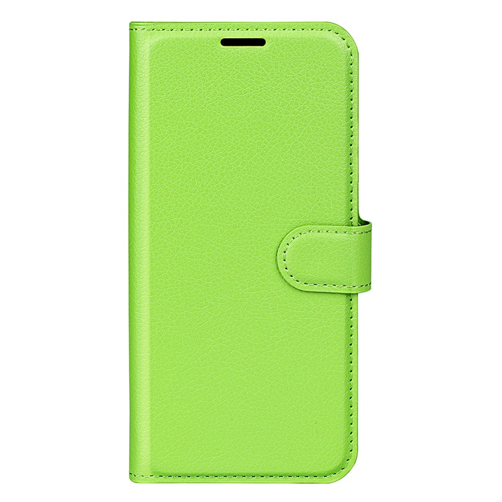  Samsung Galaxy S25 Fodral Litchi Läder Grön