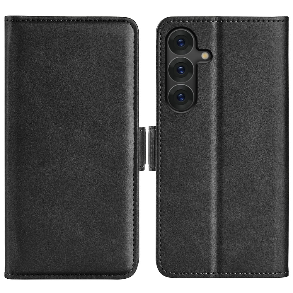 Samsung Galaxy S25 Fodral Läder Svart