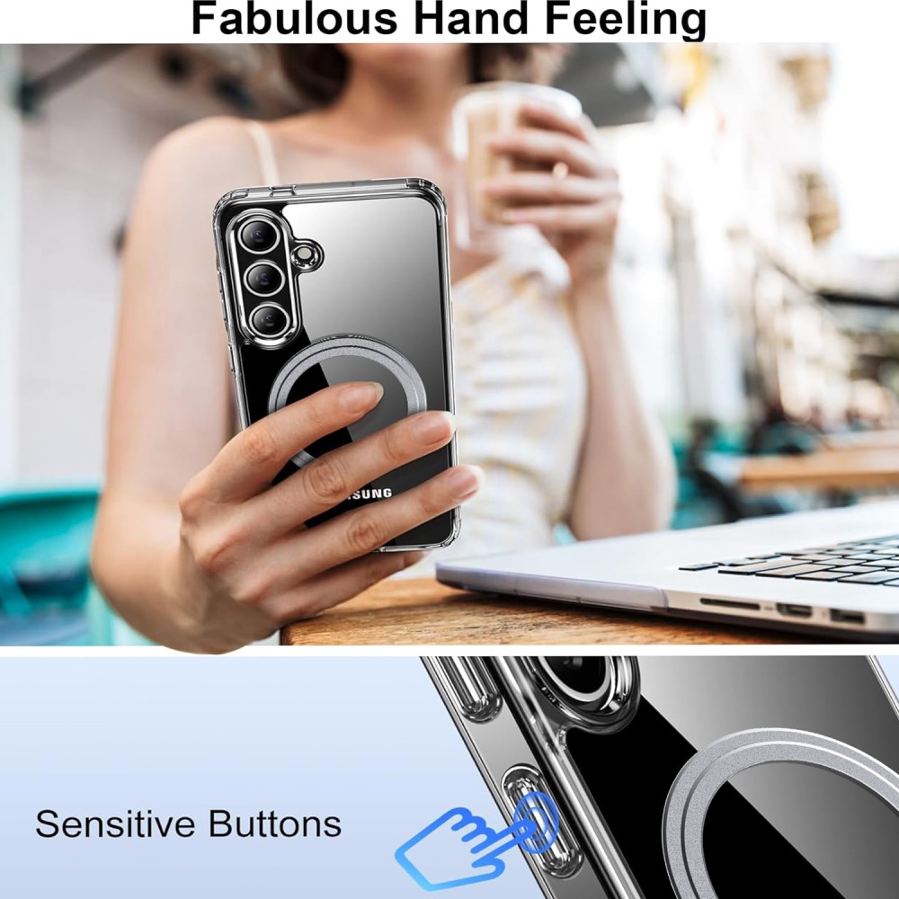  Samsung Galaxy S25 Skal MagSafe Transparent