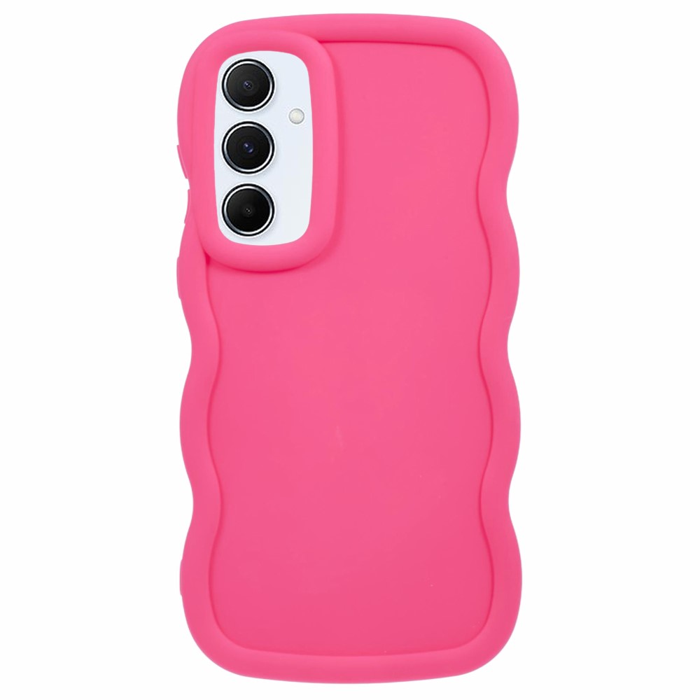  Samsung Galaxy S25 Mobilskal Wavy Rosa