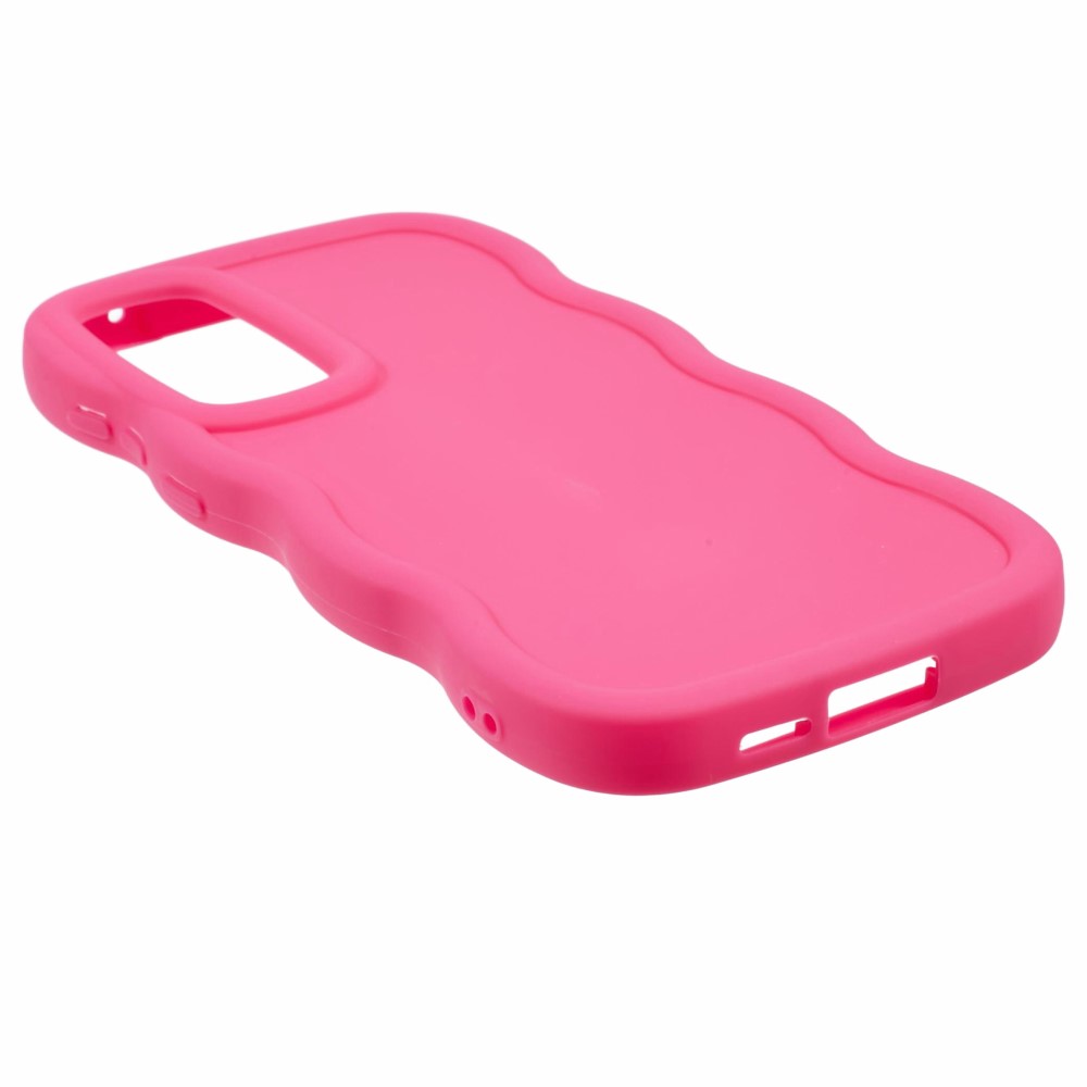  Samsung Galaxy S25 Mobilskal Wavy Rosa