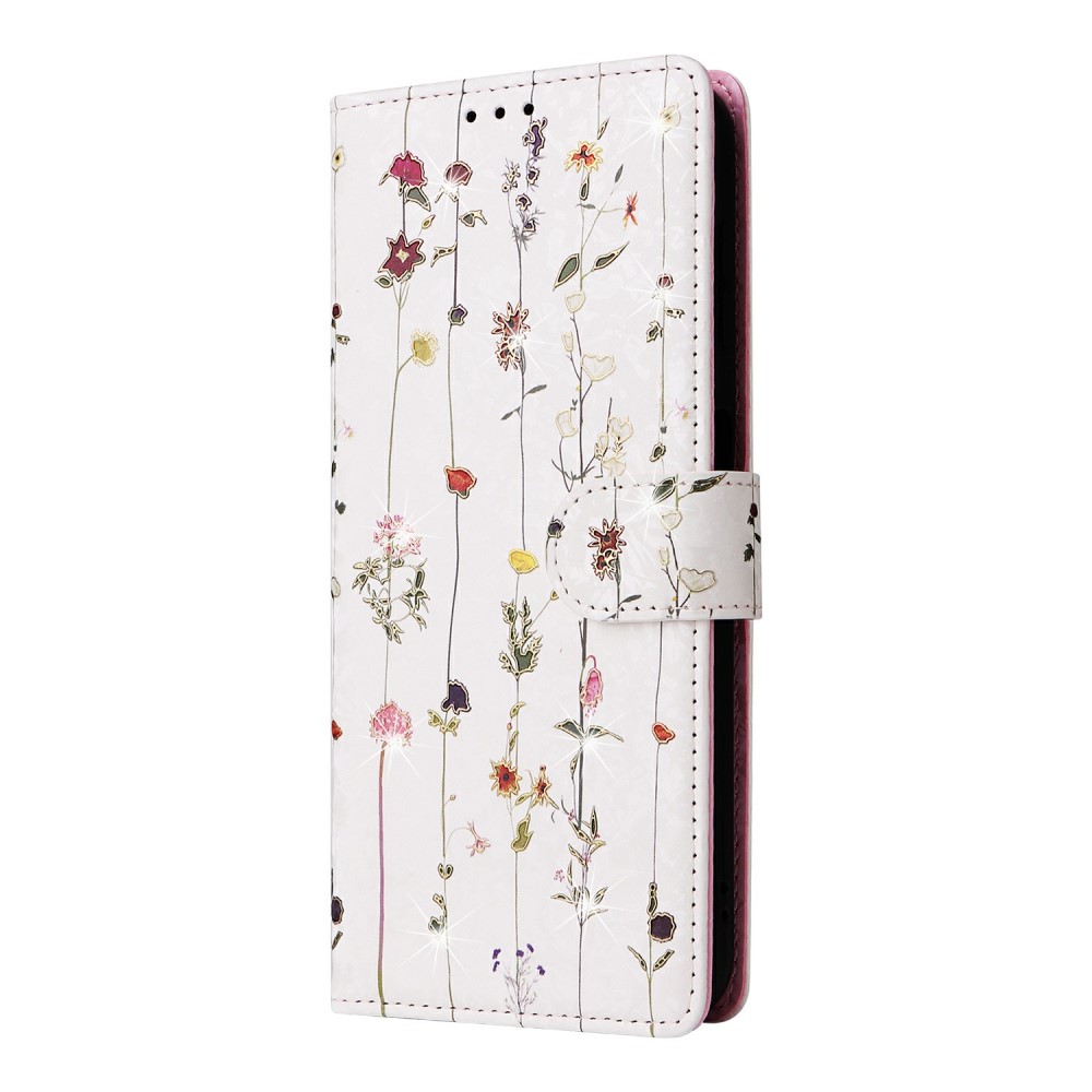 Samsung Galaxy S25 Fodral RFID Små Blommor
